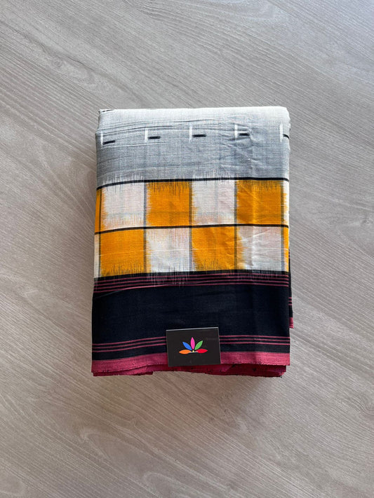 Handwoven Pochampally Ikkat Cotton Saree-10614