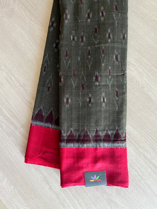 Handwoven Orissa Ikkat Cotton Saree-6796