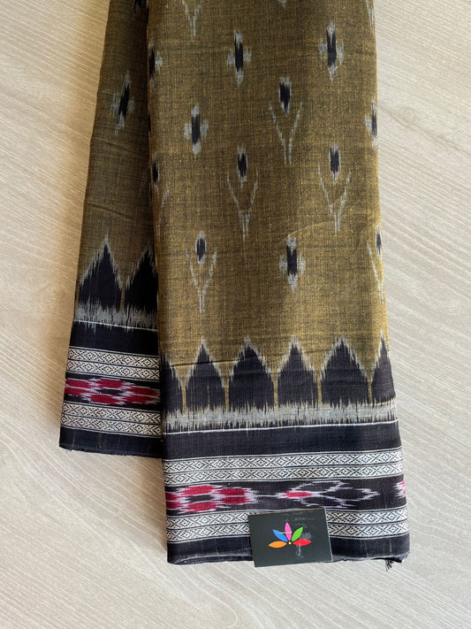 Handwoven Orissa Ikkat Cotton Saree-6804