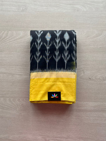 Handwoven Pochampally Ikkat Cotton Saree -12813