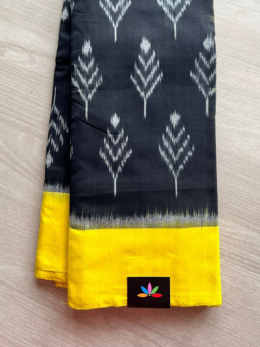 Handwoven Pochampally Ikkat Cotton Saree -12819