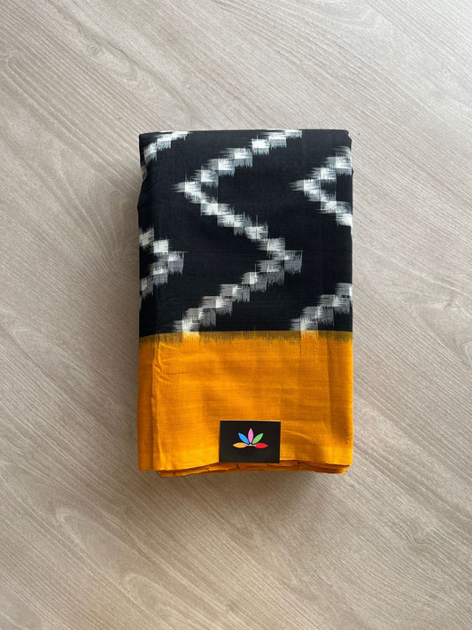 Handwoven Pochampally Ikkat Cotton Saree-13376