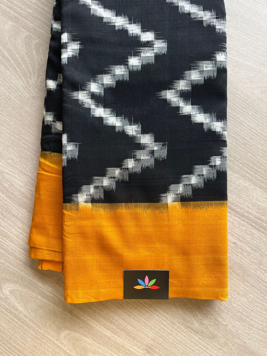 Handwoven Pochampally Ikkat Cotton Saree-13376