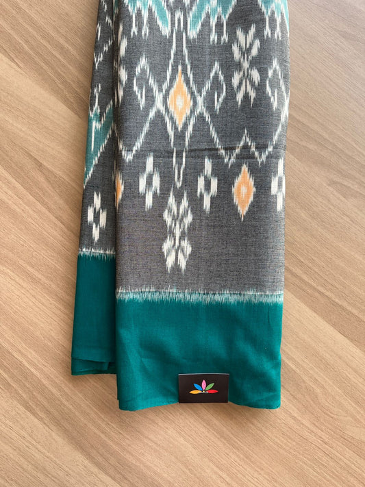 Handwoven Pochampally Ikkat Cotton Saree -18581