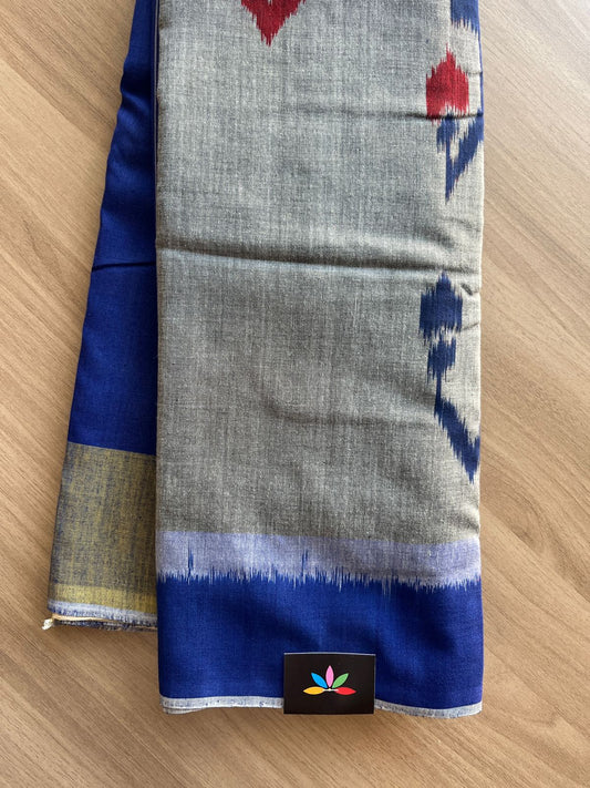Handwoven Pochampally Ikkat Cotton Saree -18591