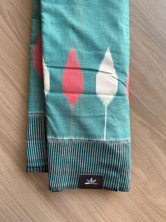 Handwoven Pochampally Ikkat Cotton Saree -18593