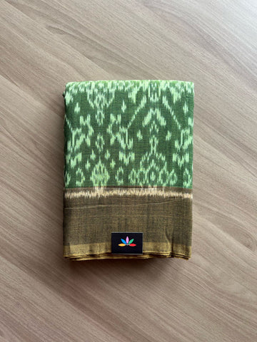 Handwoven Pochampally Ikkat Cotton Saree -21994
