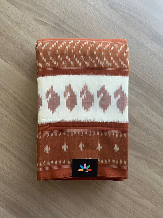 Handwoven Pochampally Ikkat Cotton Saree -23296