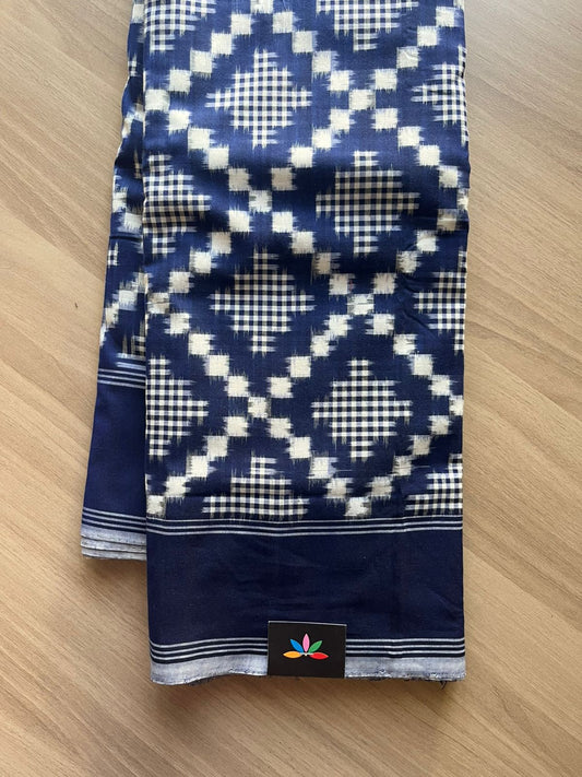 Handloom Double Ikkat Cotton Saree -23312