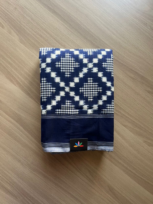 Handloom Double Ikkat Cotton Saree -23312