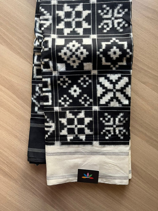 12 Motif Telia Rumal Handloom Cotton Saree -23314