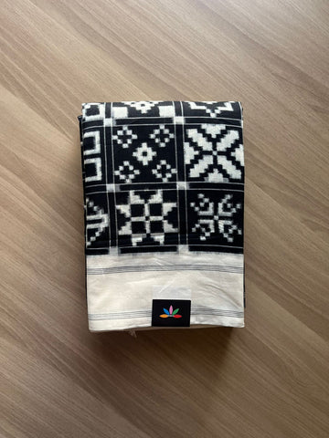 12 Motif Telia Rumal Handloom Cotton Saree -23314