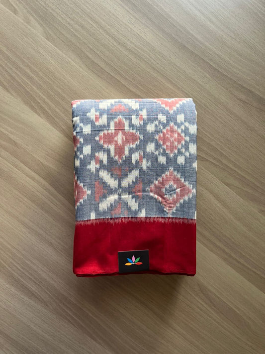 Handwoven Pochampally Ikkat Cotton Saree -23315