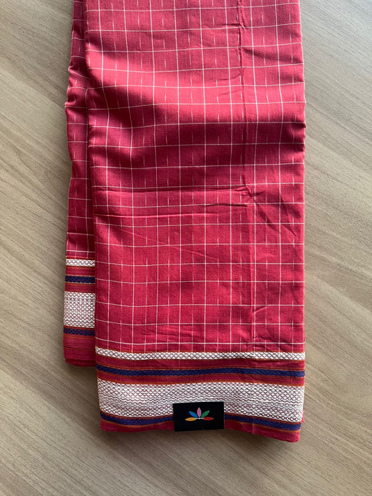 Handwoven Pochampally Ikkat Cotton Saree -23316