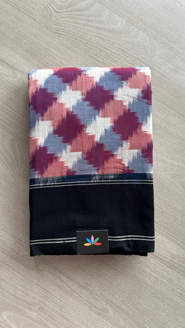 Handwoven Pochampally Ikkat Cotton Saree -25118