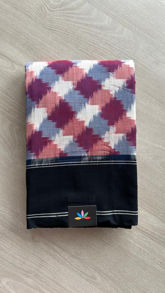 Handwoven Pochampally Ikkat Cotton Saree -25118