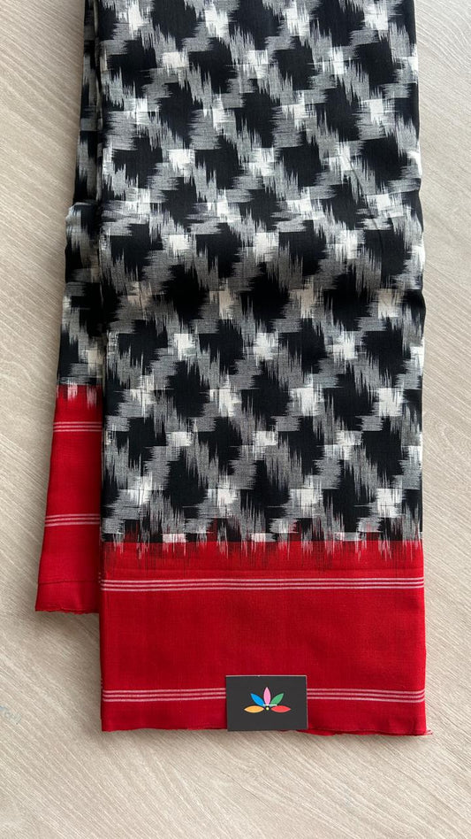 Handwoven Pochampally Ikkat Cotton Saree -25119