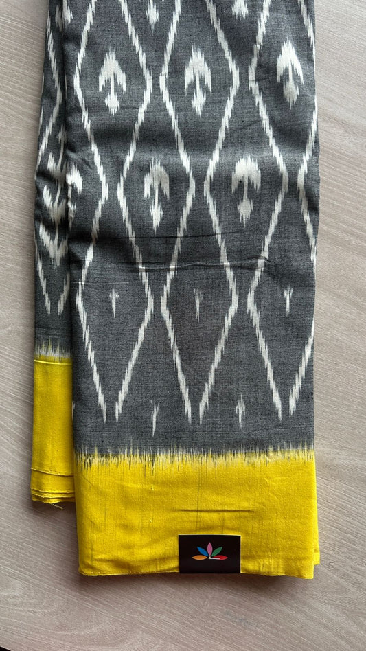 Handwoven Pochampally Ikkat Cotton Saree -25126