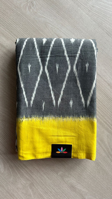 Handwoven Pochampally Ikkat Cotton Saree -25126