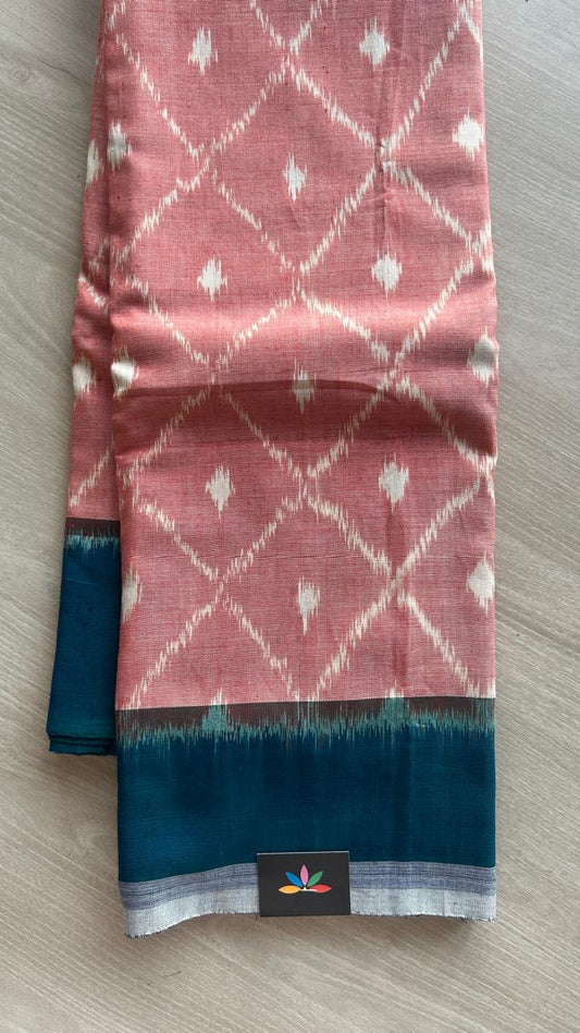 Handwoven Pochampally Ikkat Cotton Saree -25127