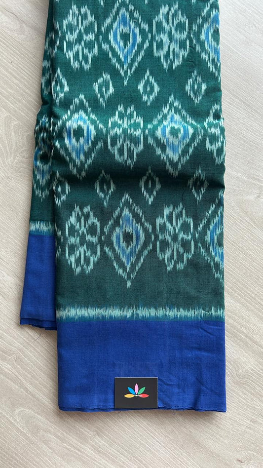 Handwoven Pochampally Ikkat Cotton Saree -25131