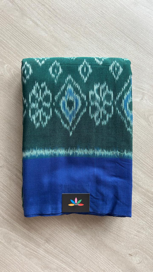Handwoven Pochampally Ikkat Cotton Saree -25131