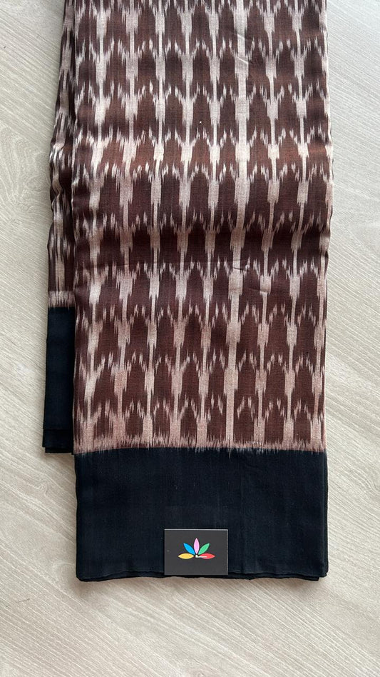 Handwoven Pochampally Ikkat Cotton Saree -25132