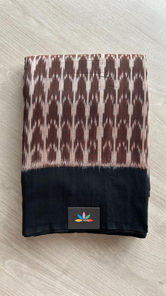 Handwoven Pochampally Ikkat Cotton Saree -25132