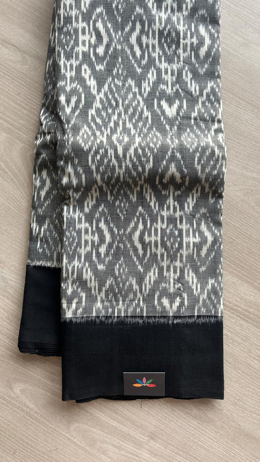 Handwoven Pochampally Ikkat Cotton Saree -25134