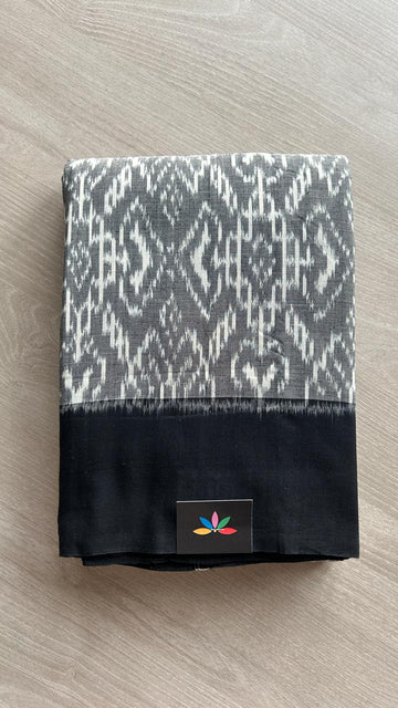 Handwoven Pochampally Ikkat Cotton Saree -25134