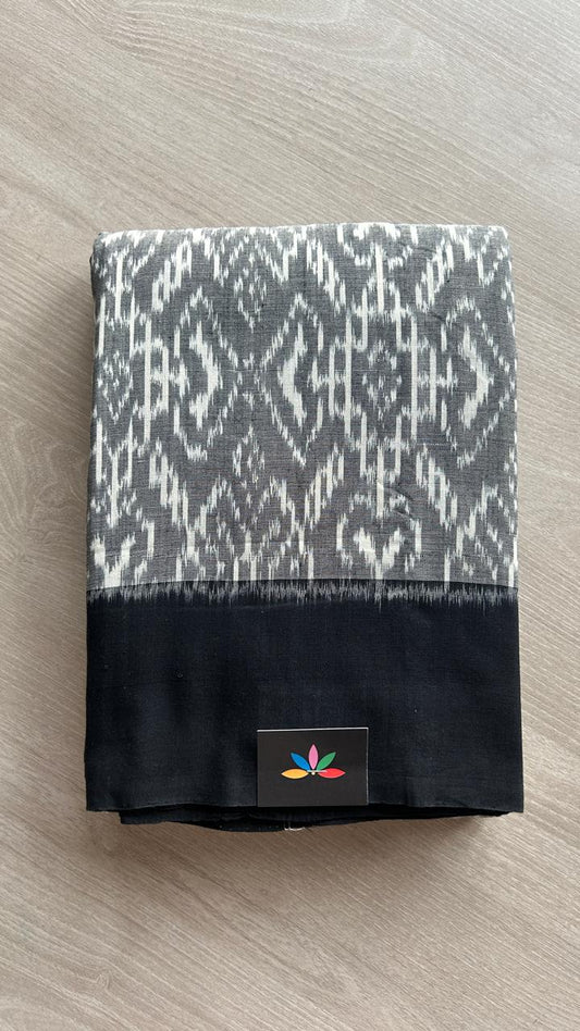 Handwoven Pochampally Ikkat Cotton Saree -25134