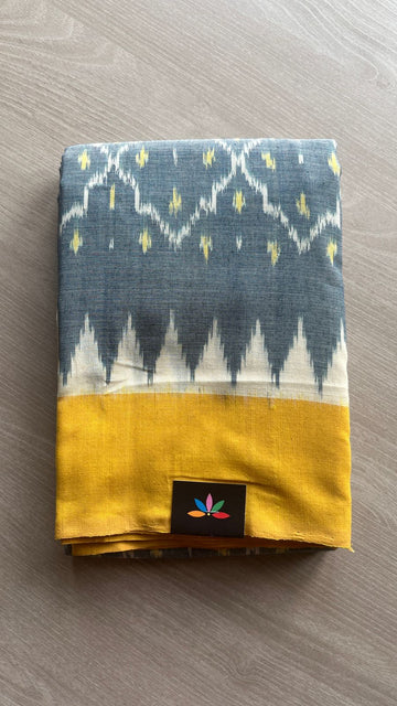 Handwoven Pochampally Ikkat Cotton Saree -25137