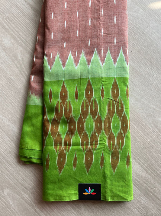Handwoven Pochampally Ikkat Cotton Saree -26582