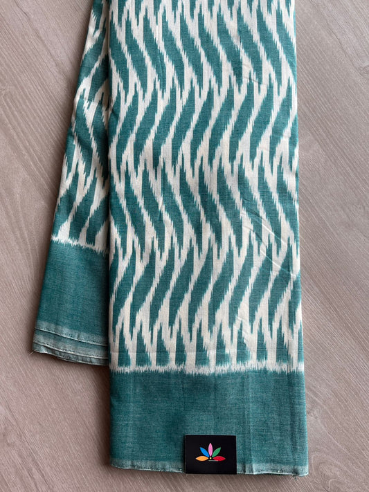 Handwoven Pochampally Ikkat Cotton Saree -26583