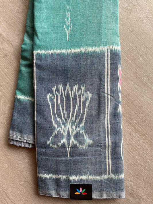 Handwoven Pochampally Ikkat Cotton Saree -30836