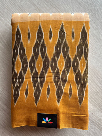 Handwoven Pochampally Ikkat Cotton Saree -26587