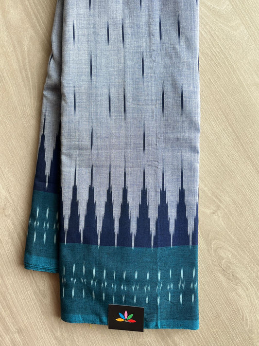 Handwoven Pochampally Ikkat Cotton Saree -26588