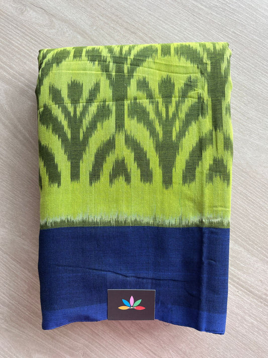 Handwoven Pochampally Ikkat Cotton Saree -27640