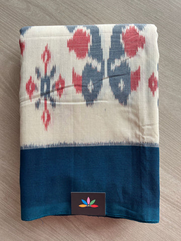 Handwoven Pochampally Ikkat Cotton Saree -27641