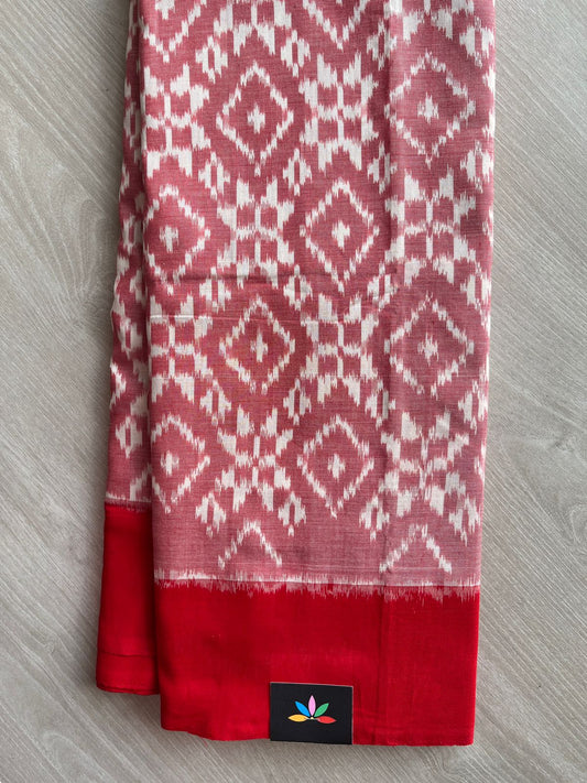 Handwoven Pochampally Ikkat Cotton Saree -27642