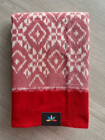Handwoven Pochampally Ikkat Cotton Saree -27642