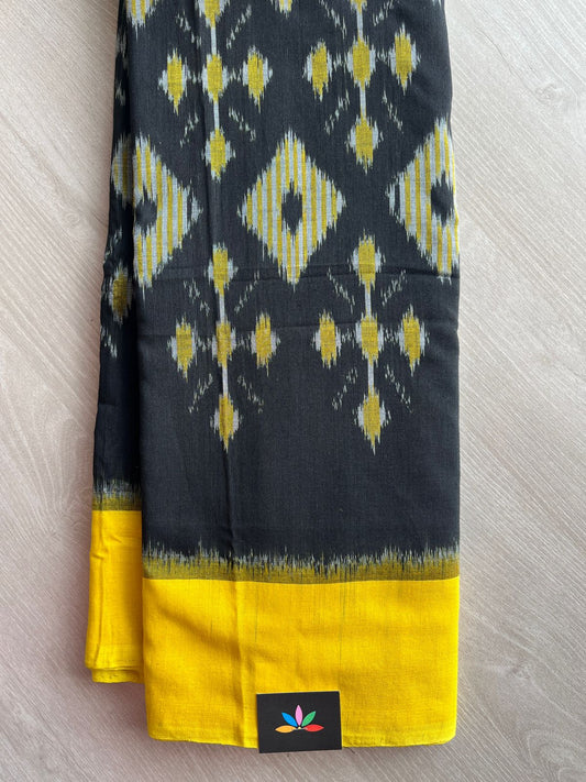 Handwoven Pochampally Ikkat Cotton Saree -27644