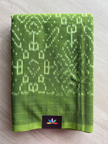 Handwoven Double Ikkat Cotton Saree -27649