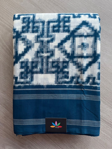 Handloom Double Ikkat Cotton Saree -28004