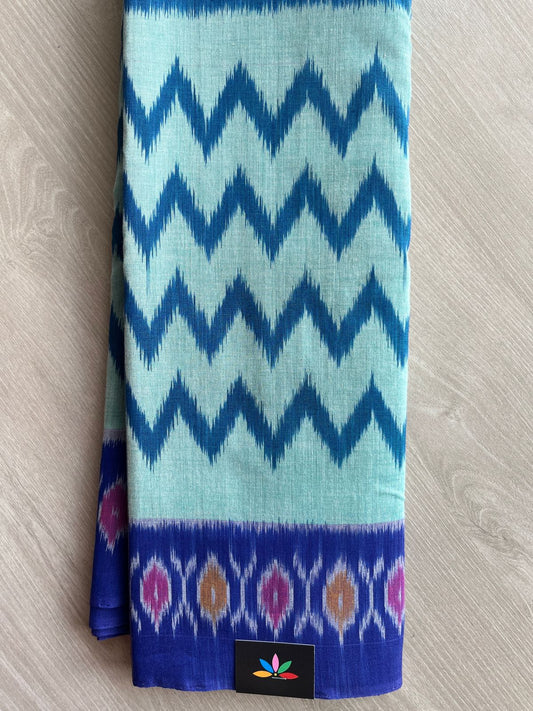 Handloom Pochampally Ikkat Cotton Saree -28013