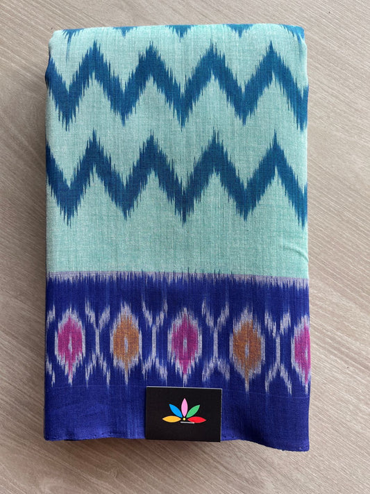 Handloom Pochampally Ikkat Cotton Saree -28013