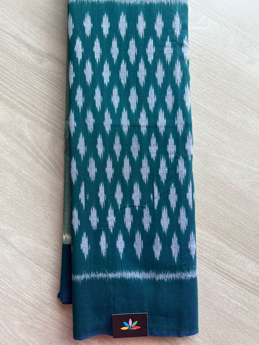 Handloom Pochampally Ikkat Cotton Saree -28016