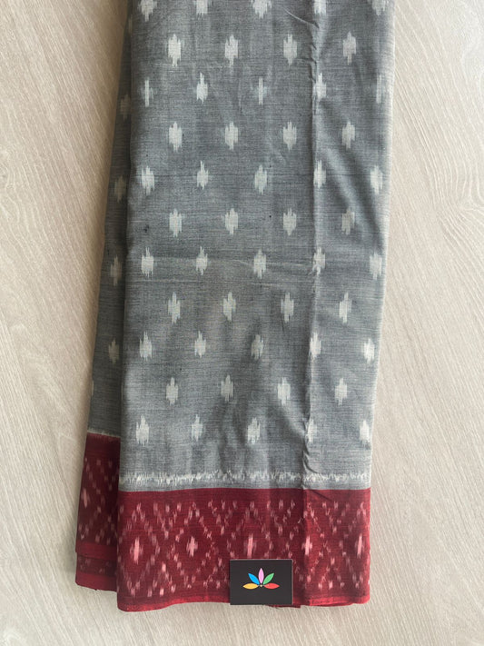 Handloom Pochampally Ikkat Cotton Saree -28714