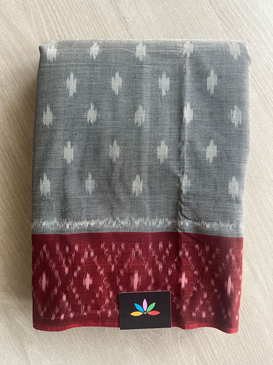 Handloom Pochampally Ikkat Cotton Saree -28714