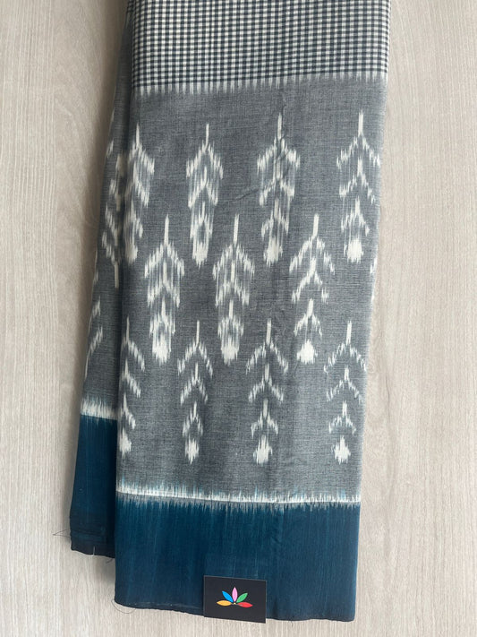 Handloom Pochamapally Ikkat Cotton Saree - 29244